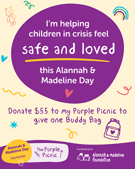 Purple Picnic Social Tile 1