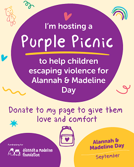 Purple Picnic Social Tile 3