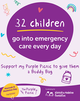 Purple Picnic Social Tile 2