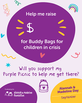 Purple Picnic Social Tile 6