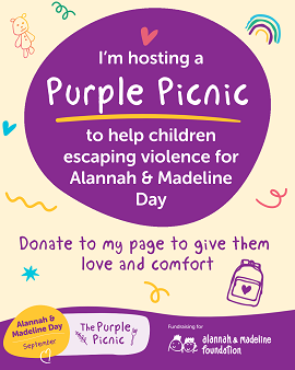 Purple Picnic Social Tile 3