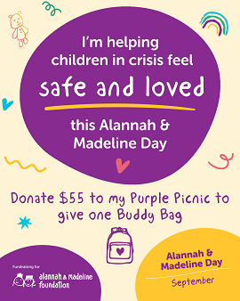 Purple Picnic Social Tile 1