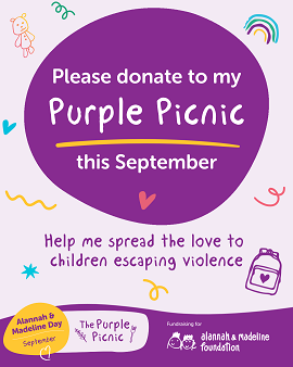 Purple Picnic Social Tile 4
